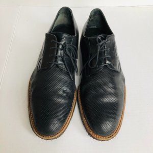 Common Projects Derby Shine Perforated Black Shoes